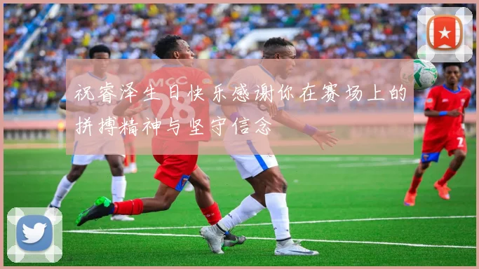 祝睿泽生日快乐感谢你在赛场上的拼搏精神与坚守信念