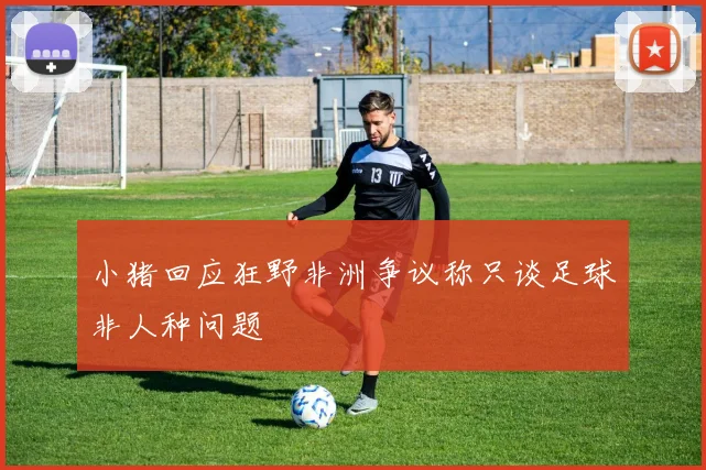 小猪回应狂野非洲争议称只谈足球非人种问题